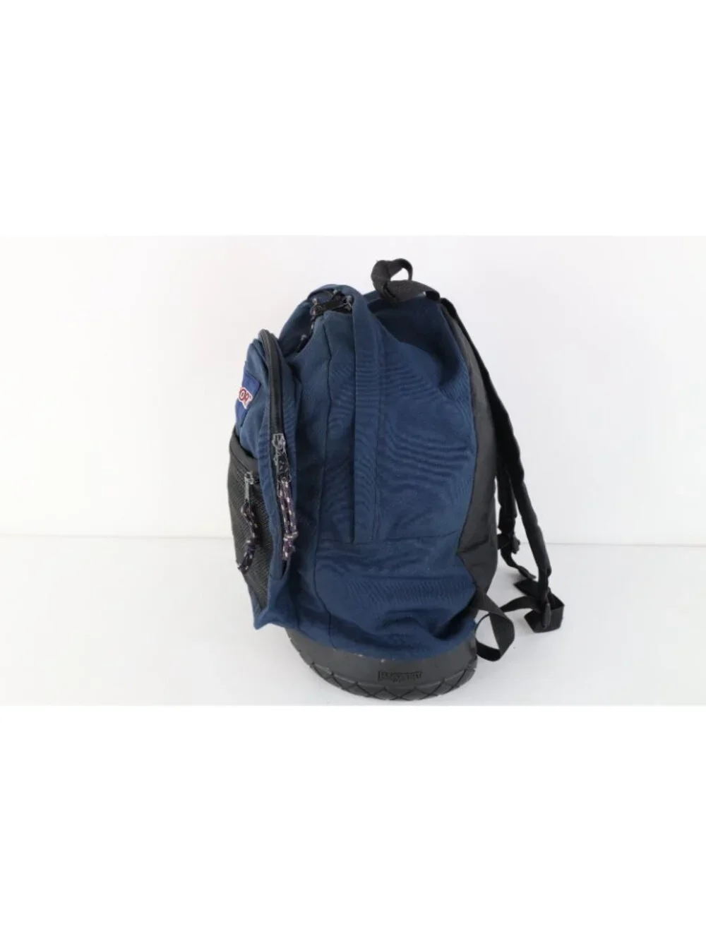Vintage 90s JanSport Distressed Spell Out Rubber Tire Bottom Backpack Book Bag